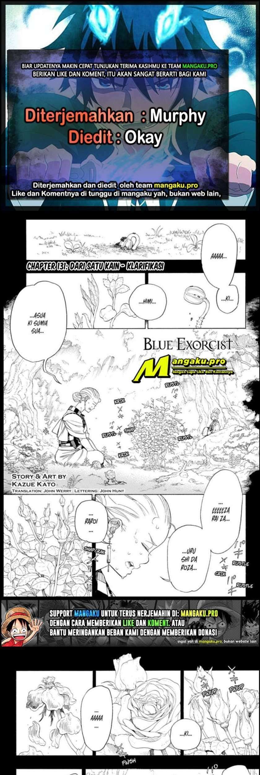 Baca Komik Ao no Exorcist Chapter 131.1 Gambar 1