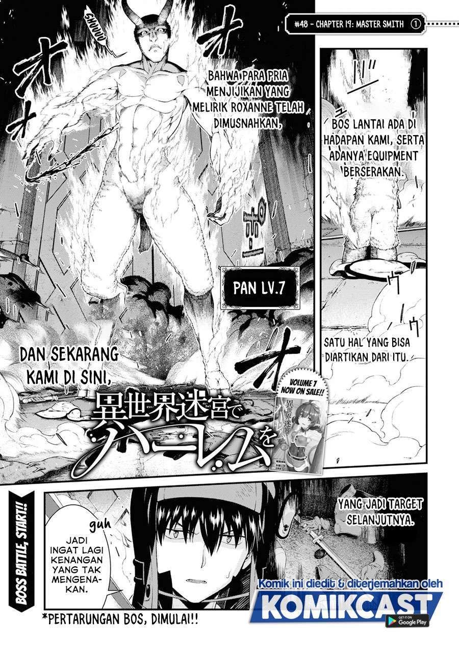 Baca Komik Isekai Meikyuu de Harem wo Chapter 48 Gambar 1