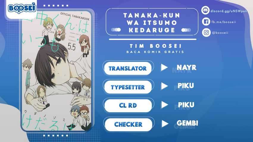 Baca Komik Tanaka-kun wa Itsumo Kedaruge Chapter 47 Gambar 1
