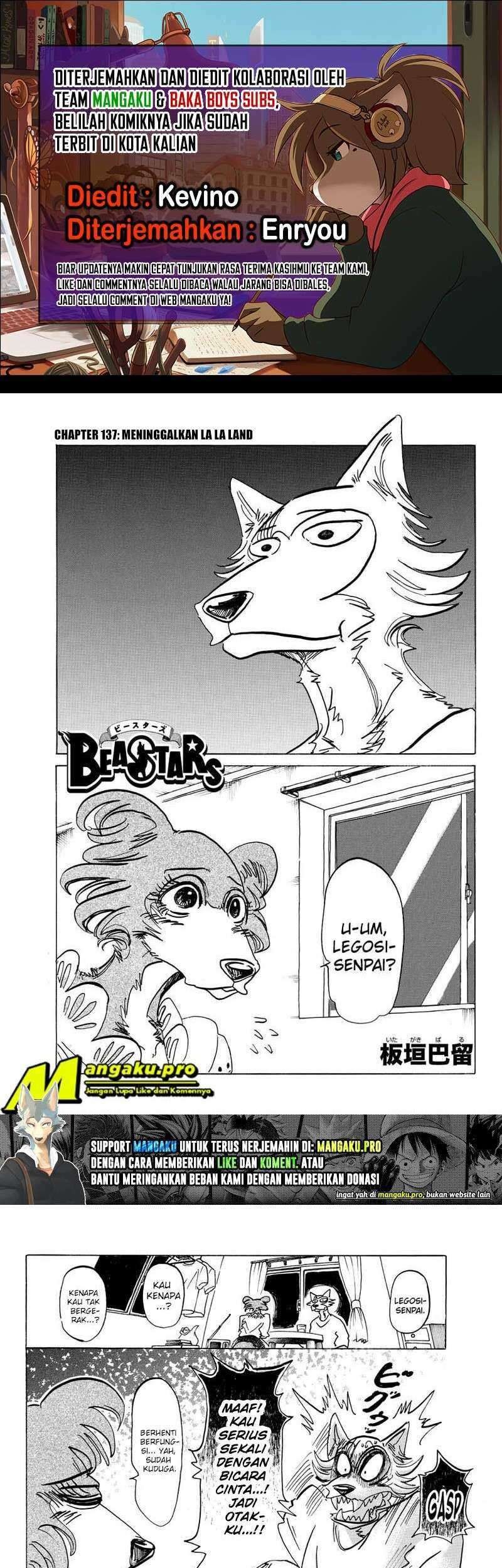 Baca Komik Beastars Chapter 137 Gambar 1