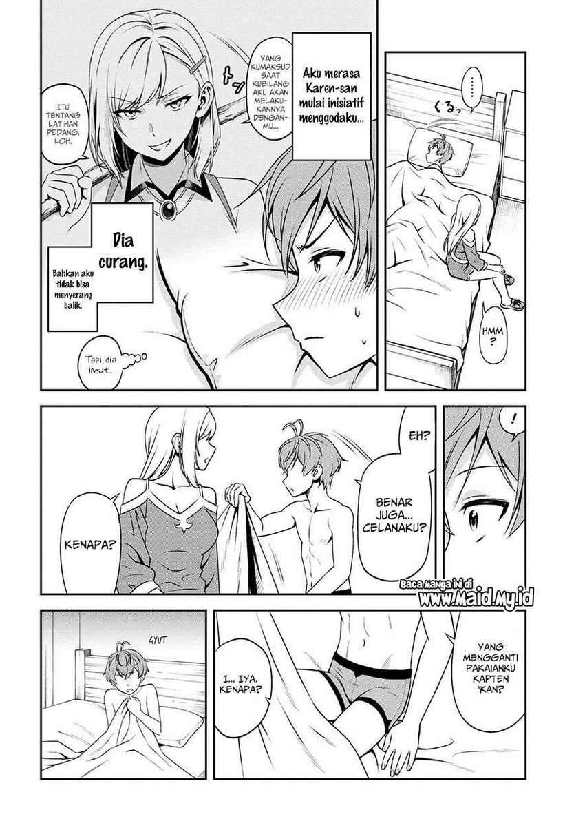 Toshiue elite onna kishi ga boku no mae de dake kawaii Chapter 08.2 Gambar 9