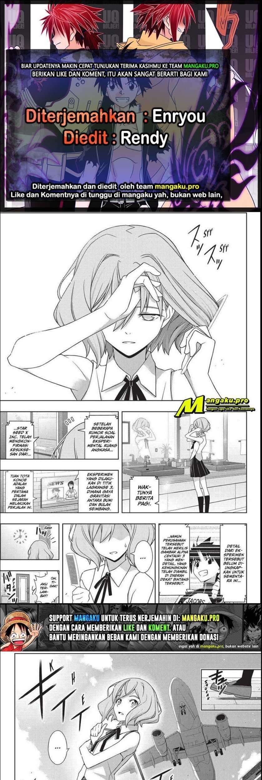 Baca Komik UQ Holder! Chapter 184.1 Gambar 1