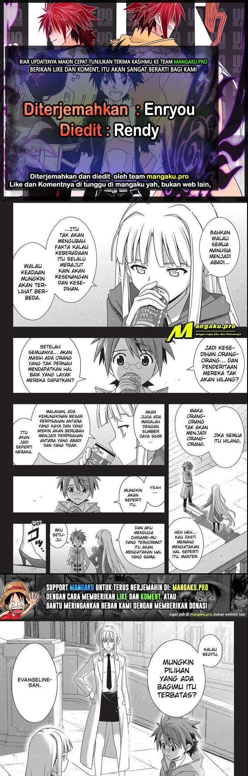 Baca Komik UQ Holder! Chapter 183.2 Gambar 1