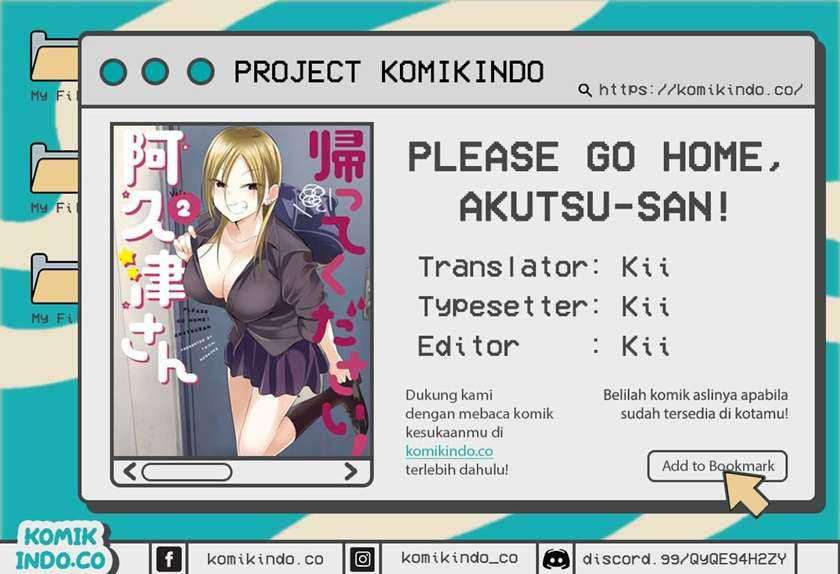 Baca Komik Please Go Home, Akutsu-san! Chapter 74 Gambar 1