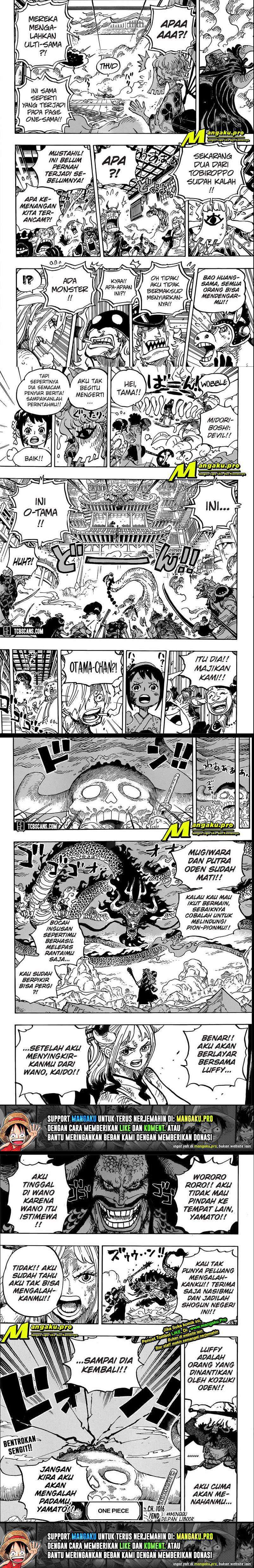 One Piece Chapter 1016 HD Gambar 4