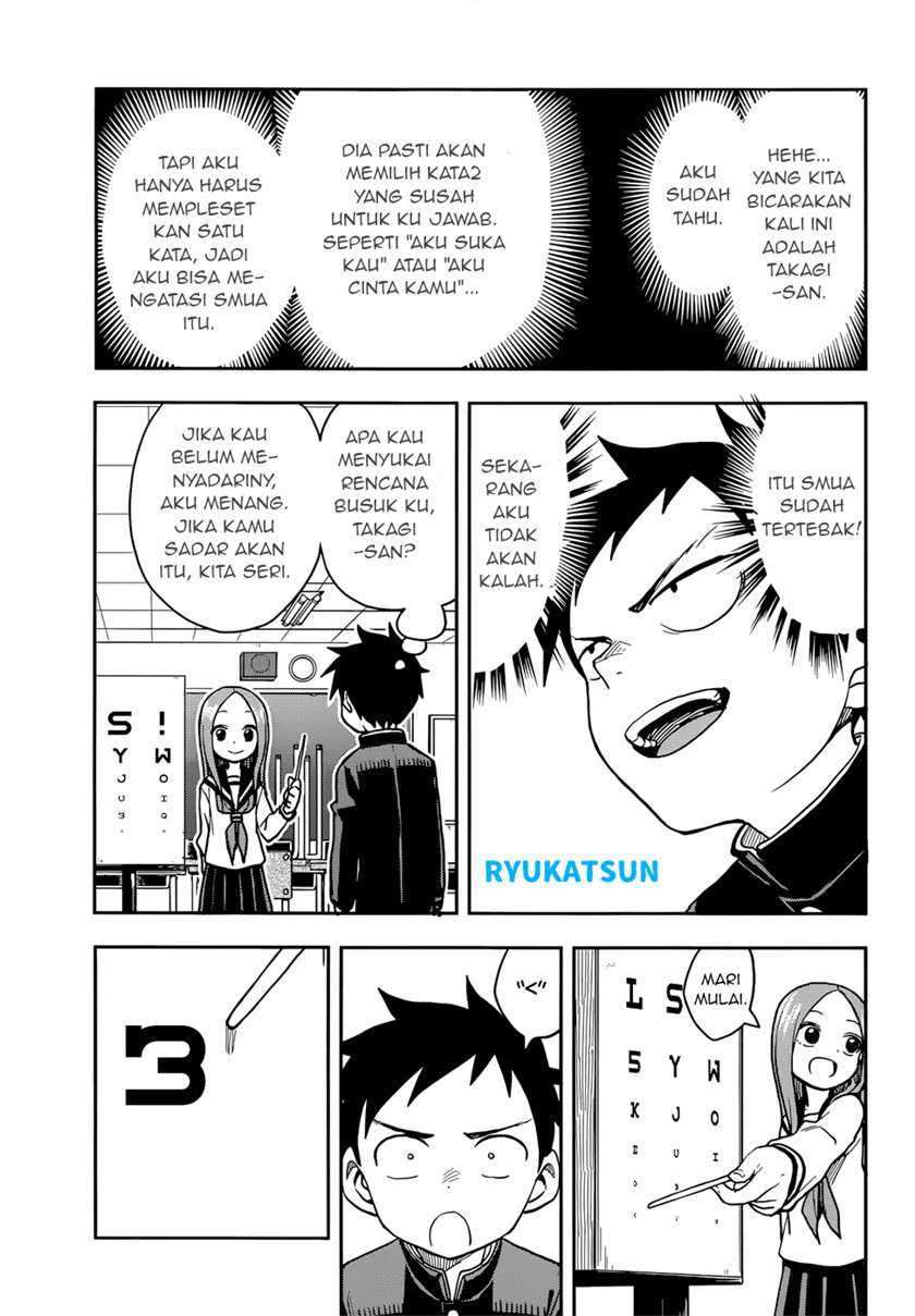 Karakai Jouzu no Takagi-san Chapter 128 Gambar 10