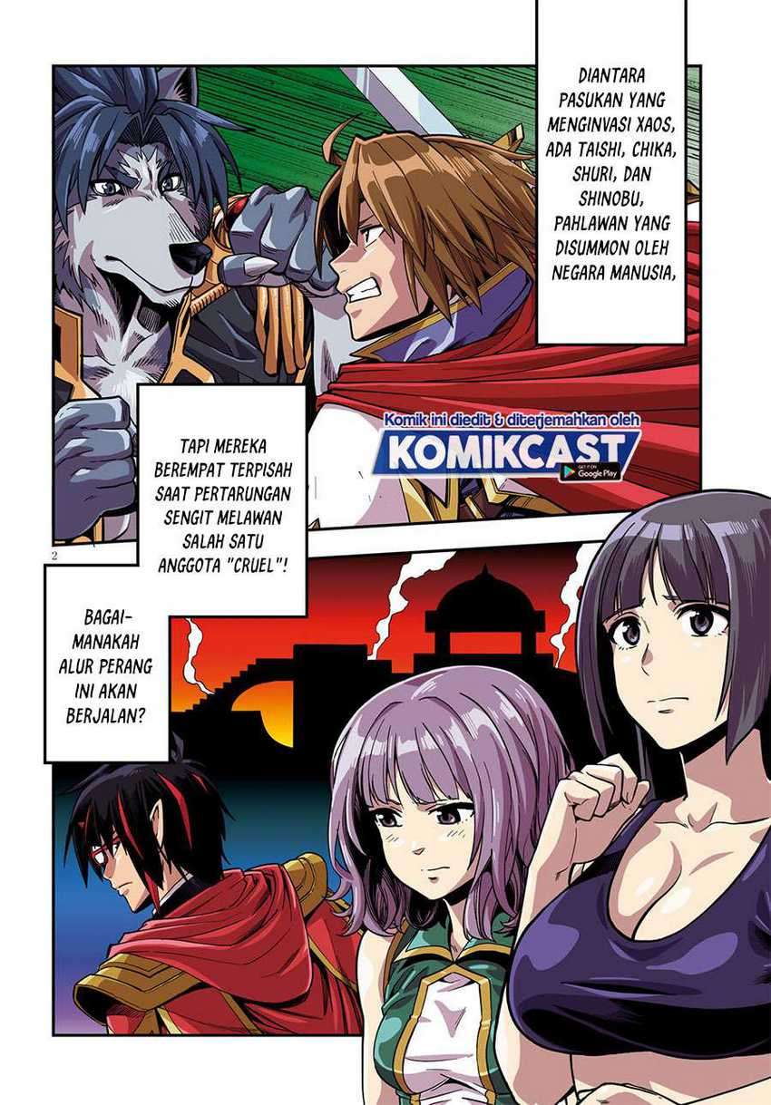 Konjiki no Moji Tsukai: Yuusha Yonin ni Makikomareta Unique Cheat Chapter 71 Gambar 3