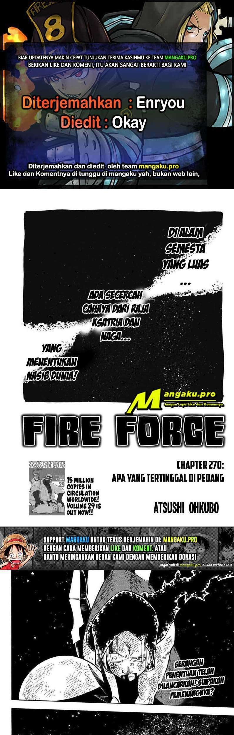 Baca Komik Fire Brigade of Flames Chapter 270 Gambar 1