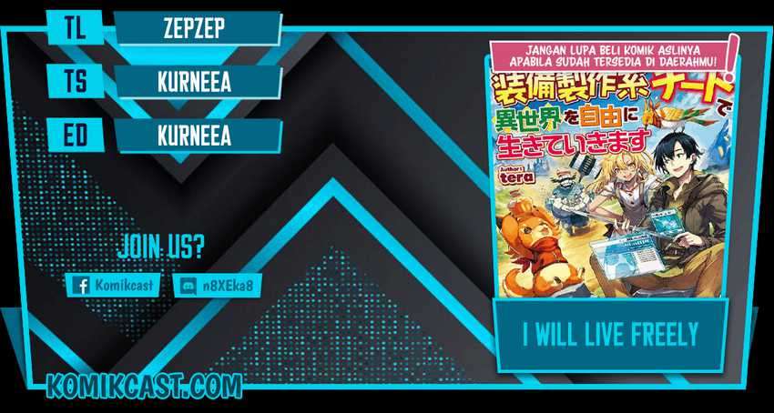 Baca Komik I will Live Freely in Another World with Equipment Manufacturing Cheat Chapter 13.2 Gambar 1