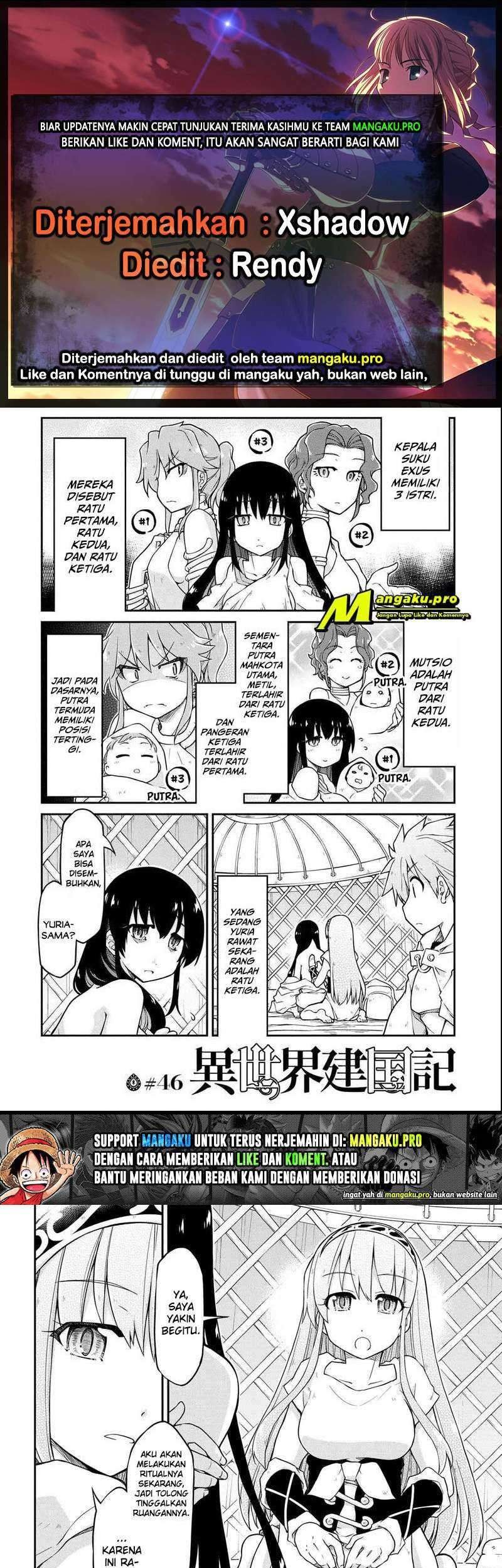 Baca Komik Isekai Kenkokuki Chapter 46.1 Gambar 1