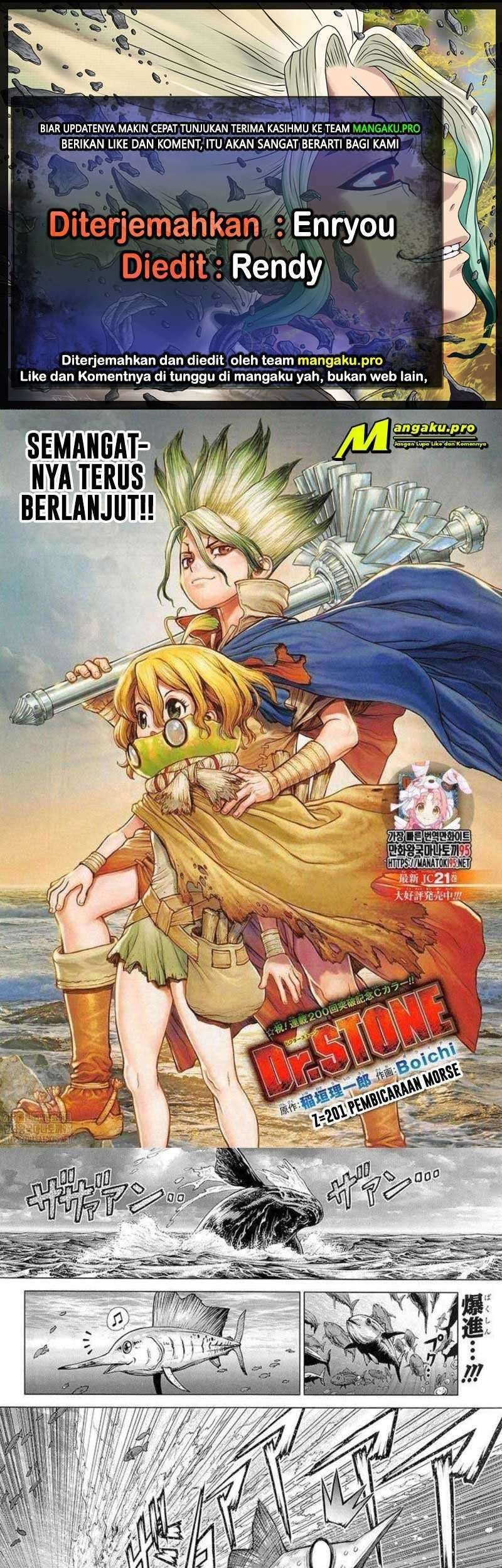 Baca Komik Dr. Stone Chapter 201 Gambar 1