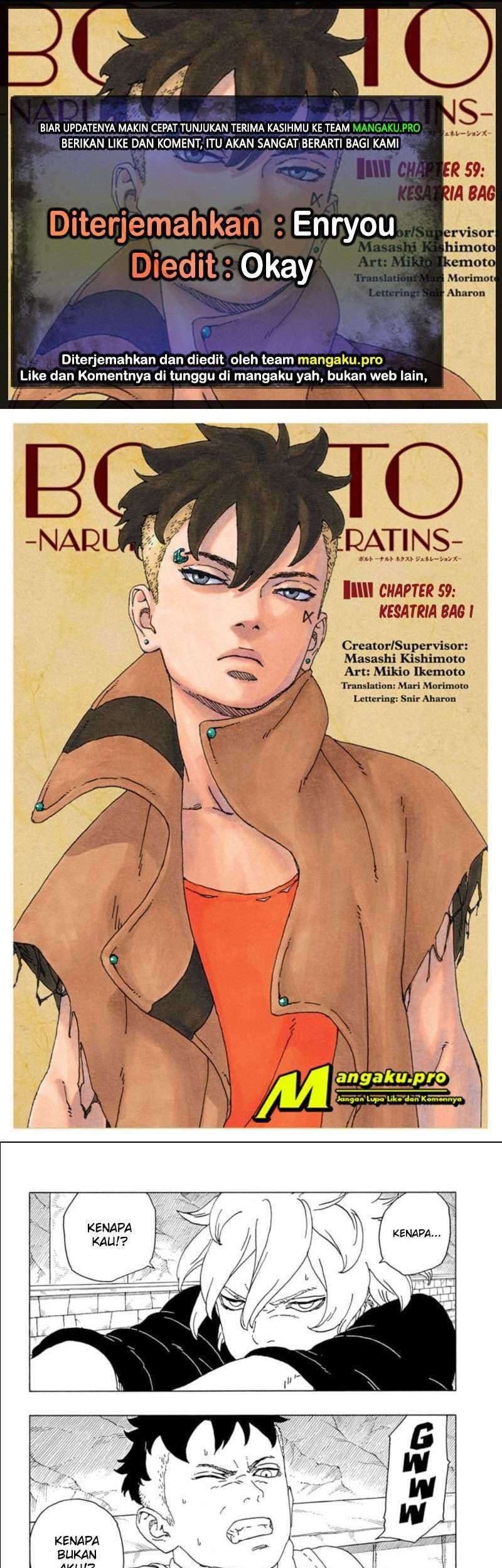 Baca Komik Boruto Chapter 59.1 Gambar 1
