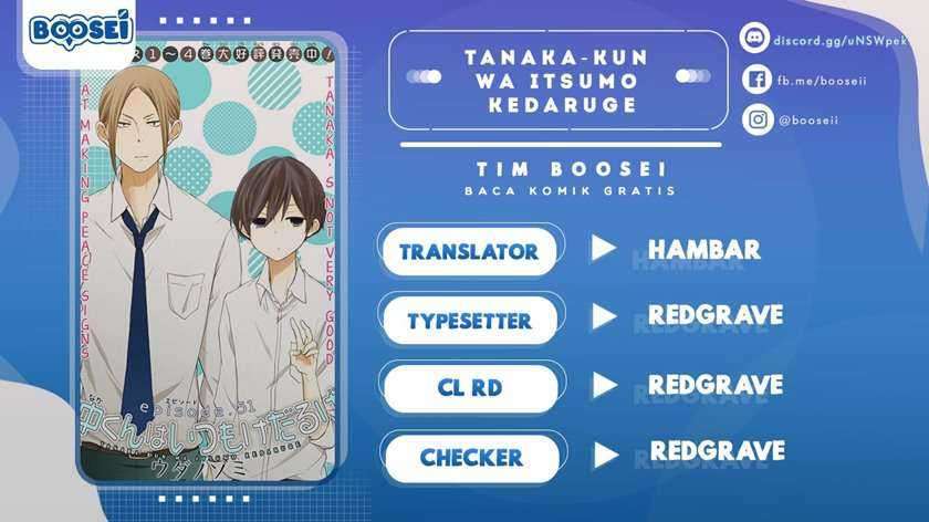 Baca Komik Tanaka-kun wa Itsumo Kedaruge Chapter 62 Gambar 1