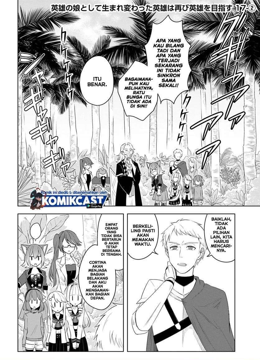 Baca Komik Eiyuu no Musume Toshite Umarekawatta Eiyuu wa Futatabi Eiyuu o Mezasu Chapter 17.2 Gambar 1