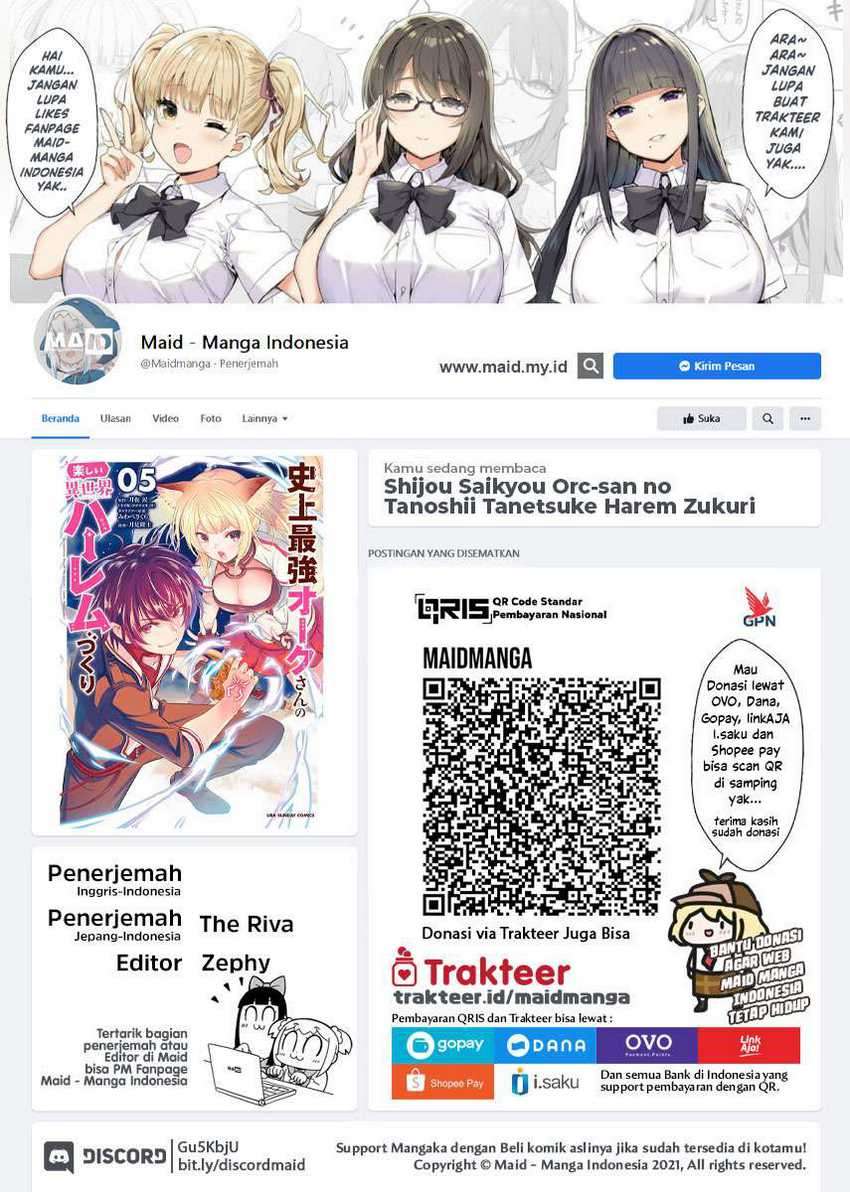 Baca  Shijou Saikyou Orc-san no Tanoshii Tanetsuke Harem Zukuri Chapter 53 Gambar 2