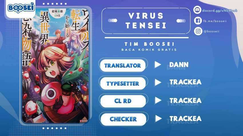 Baca Komik Virus Tensei kara Isekai Kansen Monogatari Chapter 07.1 Gambar 1