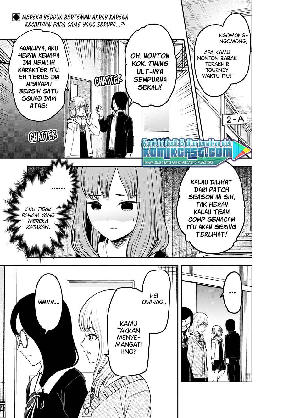Baca Kaguya-sama wa Kokurasetai – Tensai-tachi no Renai Zunousen Chapter 229 Gambar 2