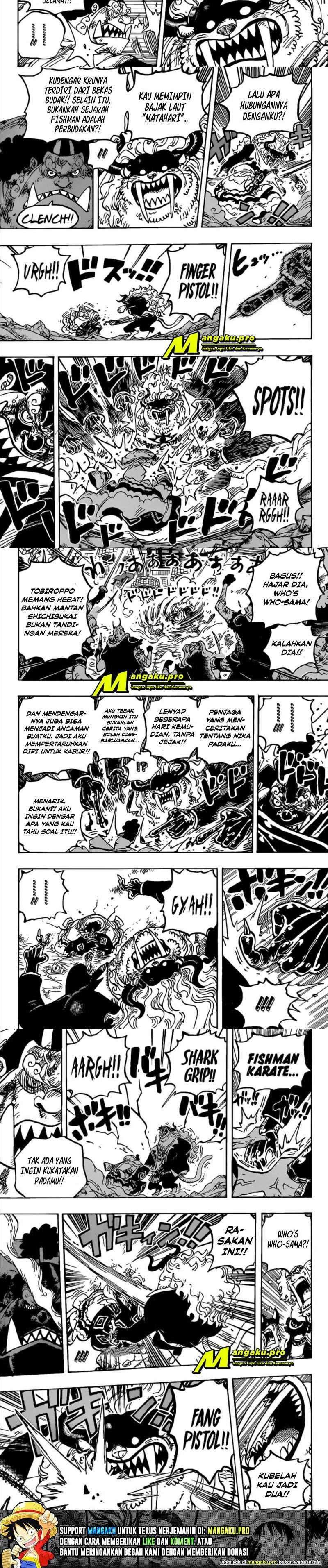 One Piece Chapter 1018 HD Gambar 4