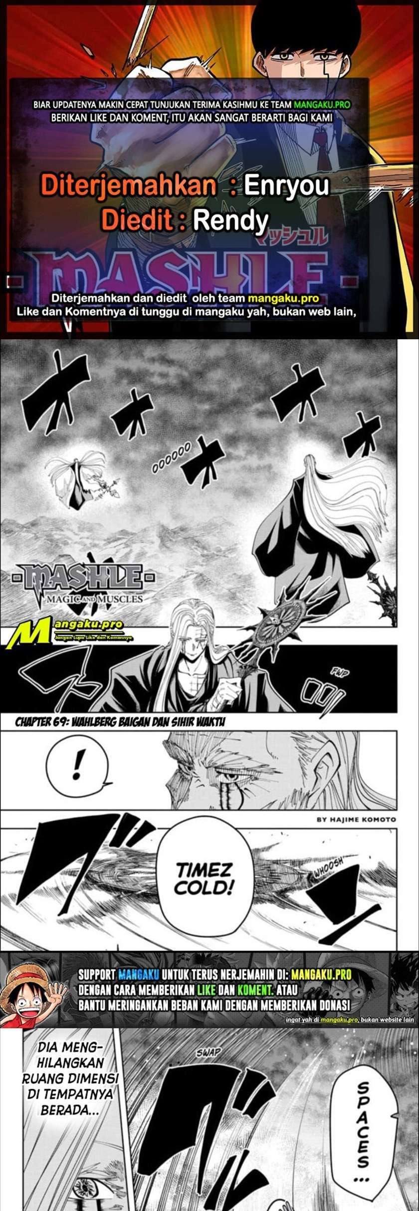 Baca Komik Mashle: Magic and Muscles Chapter 69 Gambar 1