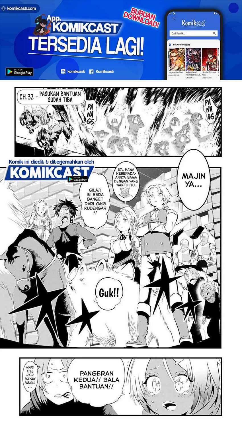 Baca Manga Tensei Shitara dai Nana Ouji dattanode, Kimamani Majutsu o Kiwamemasu Chapter 32 Gambar 2