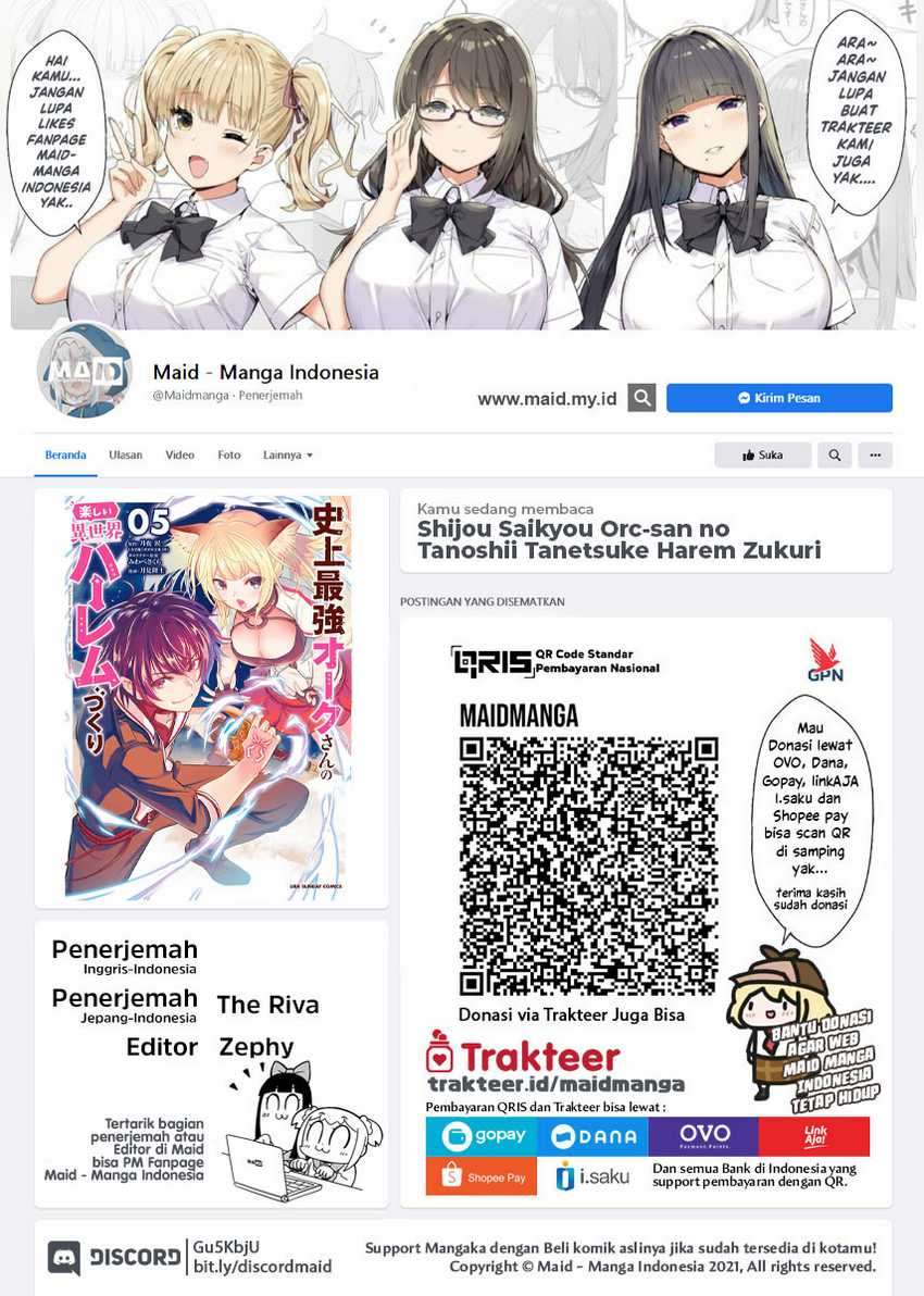 Baca  Shijou Saikyou Orc-san no Tanoshii Tanetsuke Harem Zukuri Chapter 54 Gambar 2