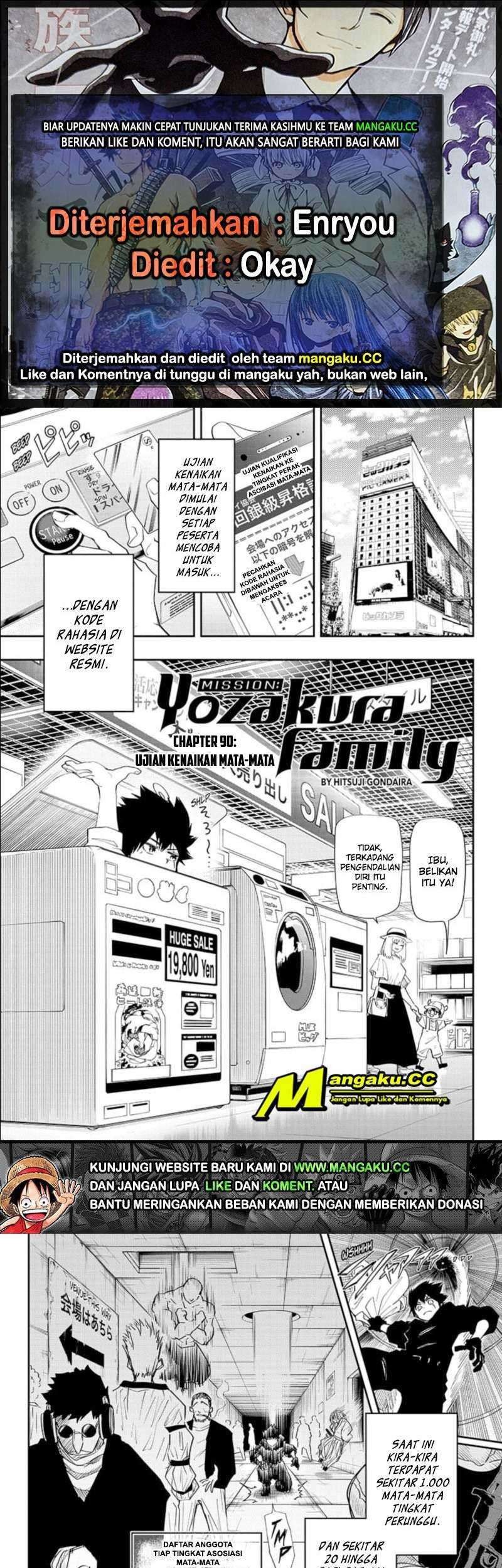 Baca Komik Mission: Yozakura Family Chapter 90 Gambar 1