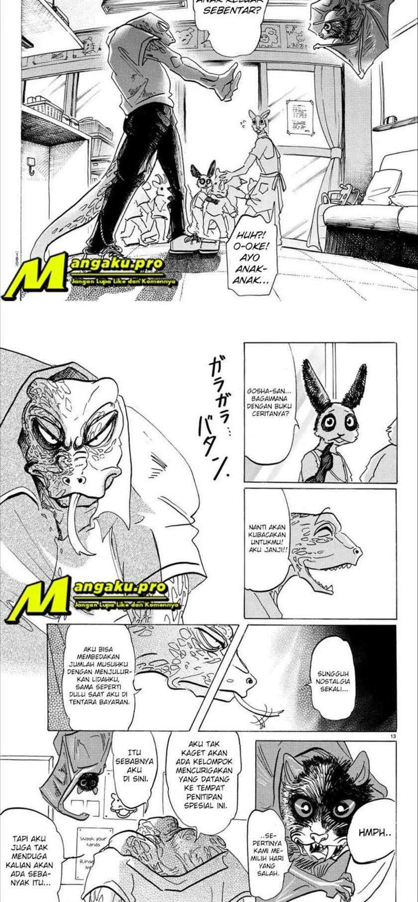 Beastars Chapter 142 Gambar 9