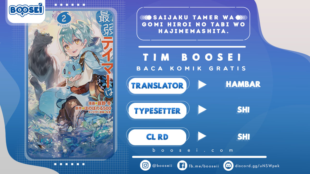 Baca Komik Saijaku Tamer wa Gomi Hiroi no Tabi wo Hajimemashita Chapter 9.1 Gambar 1