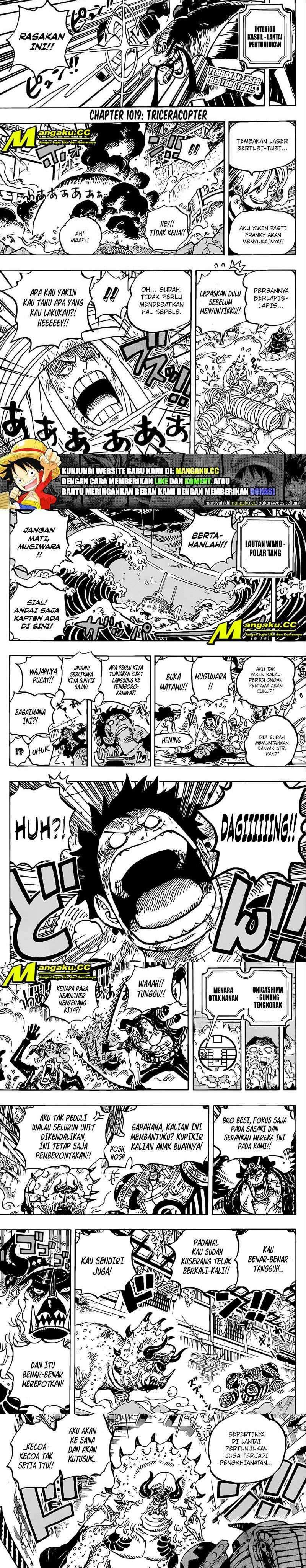 One Piece Chapter 1019 HQ Gambar 3
