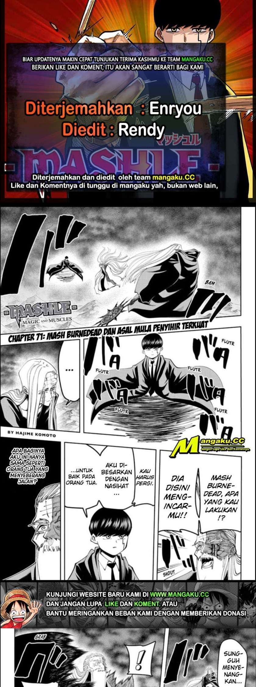Baca Komik Mashle: Magic and Muscles Chapter 71 Gambar 1
