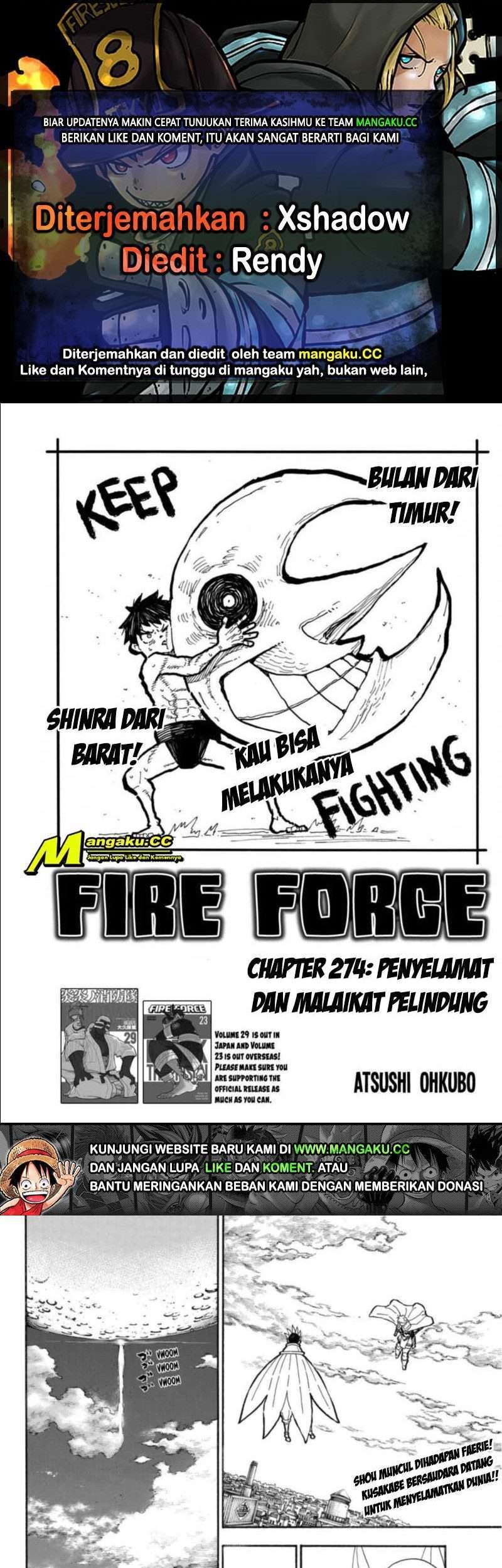 Baca Komik Fire Brigade of Flames Chapter 274 Gambar 1