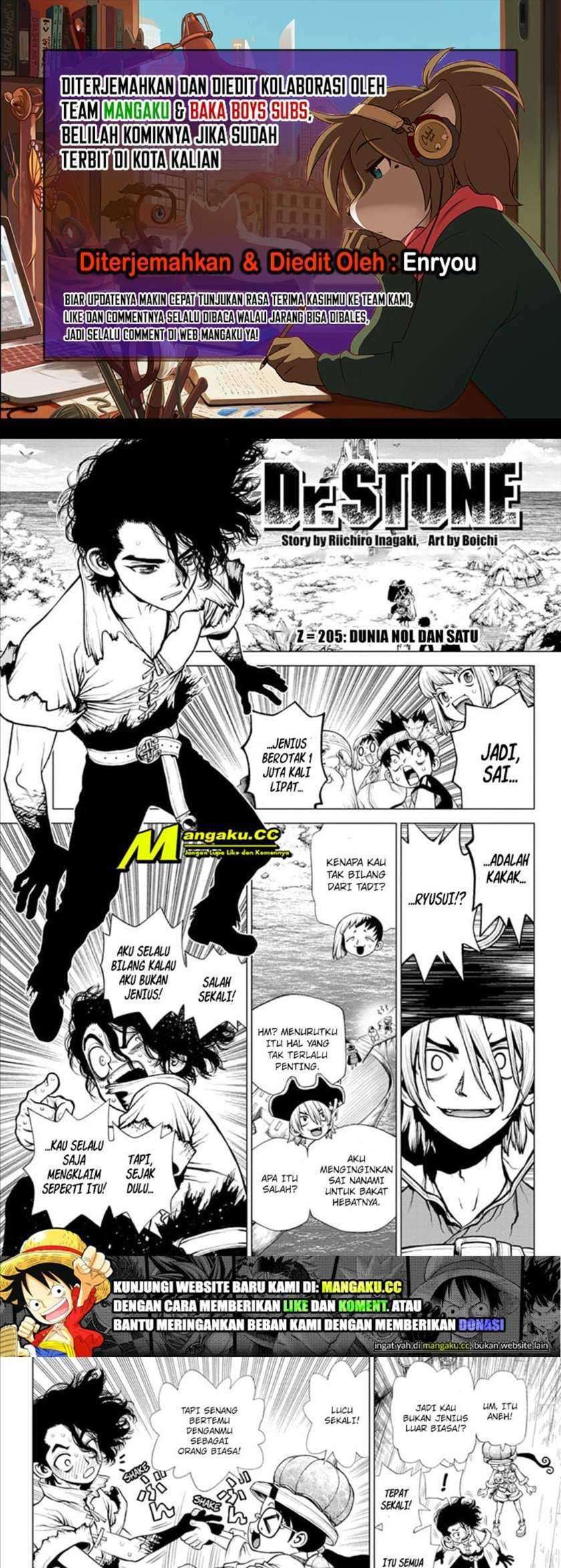 Baca Komik Dr. Stone Chapter 205 Gambar 1