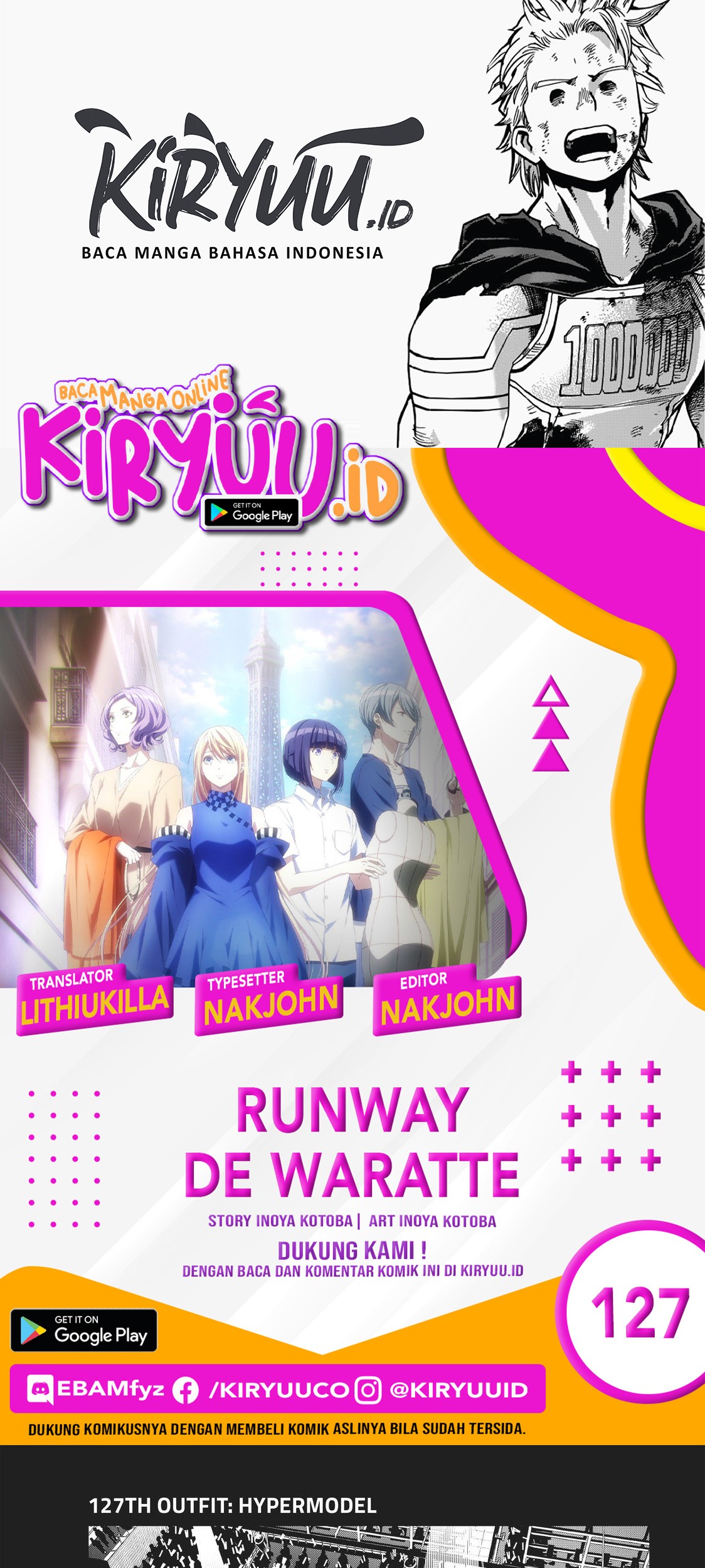 Baca Komik Runway de Waratte Chapter 127 Gambar 1