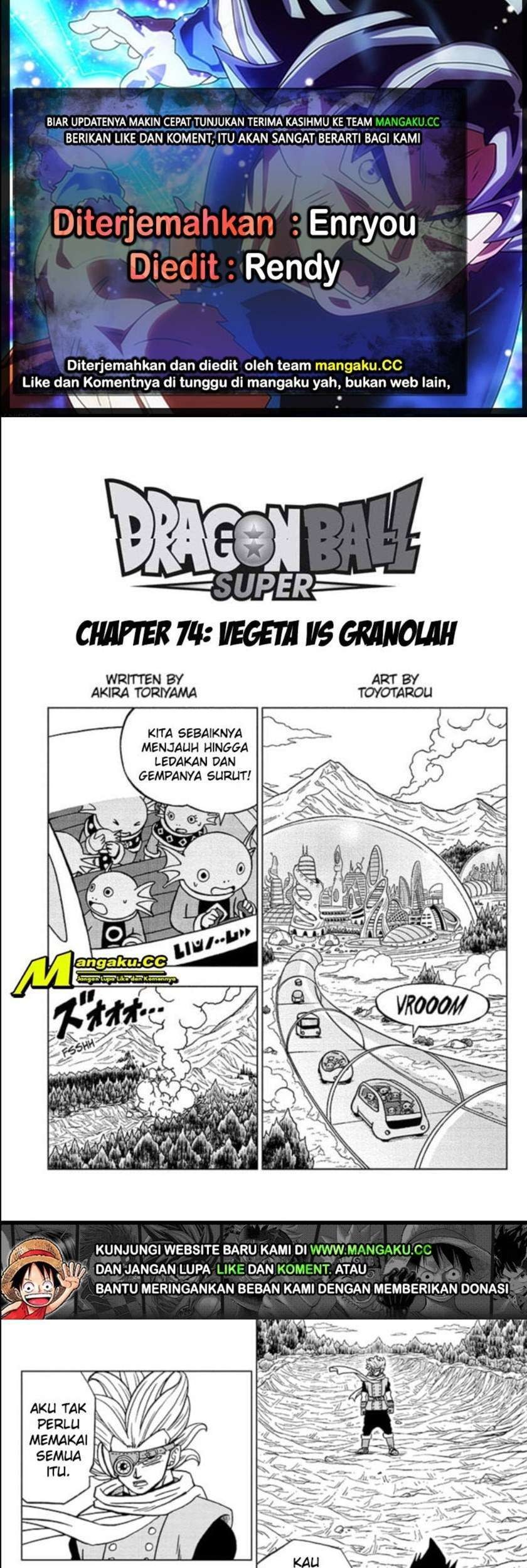 Baca Komik Dragon Ball Super Chapter 74 Gambar 1