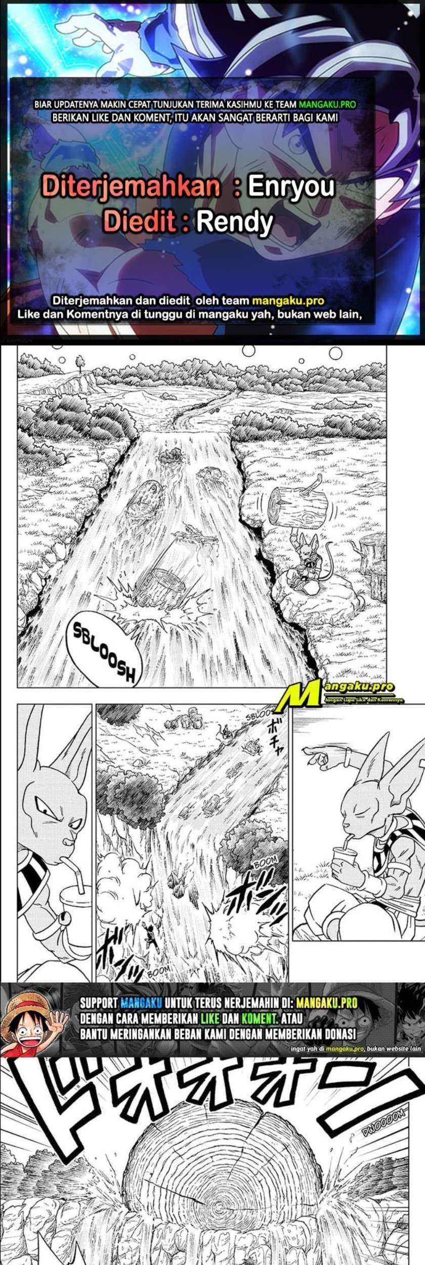 Baca Komik Dragon Ball Super Chapter 71.2 Gambar 1