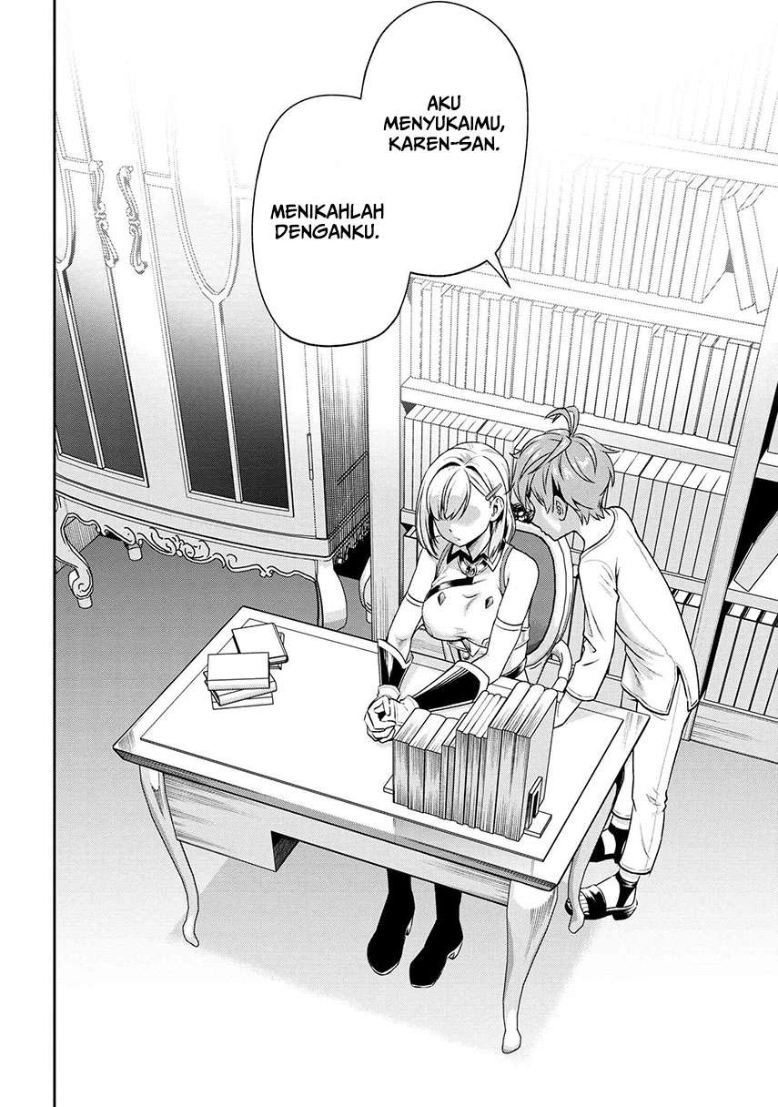 Toshiue elite onna kishi ga boku no mae de dake kawaii Chapter 10.2 Gambar 14