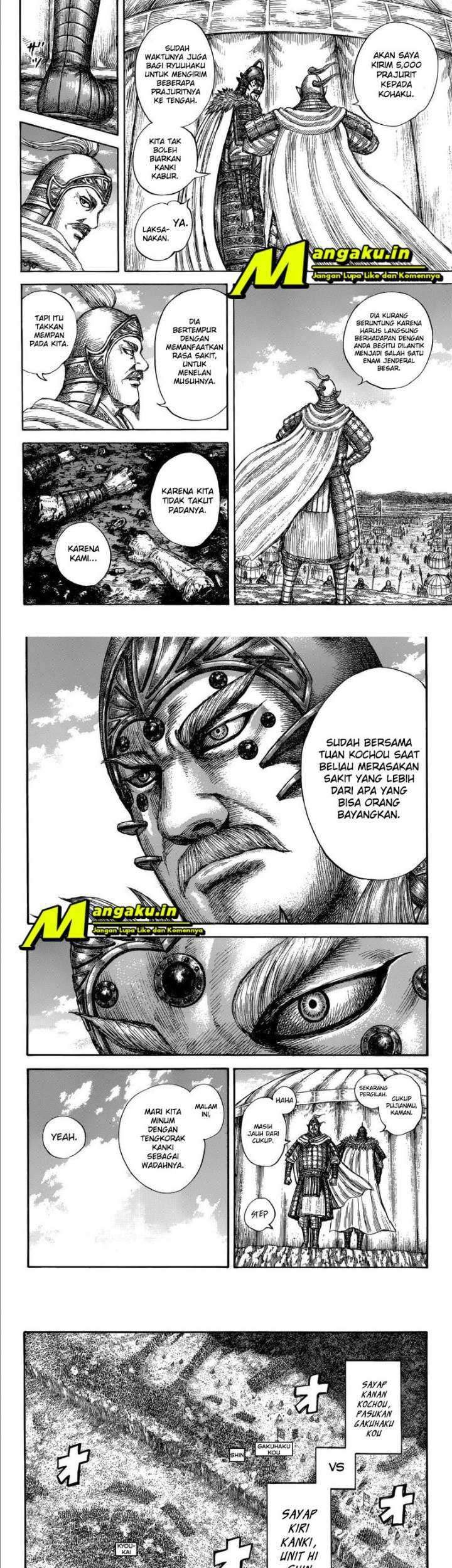 Kingdom Chapter 687 Gambar 7