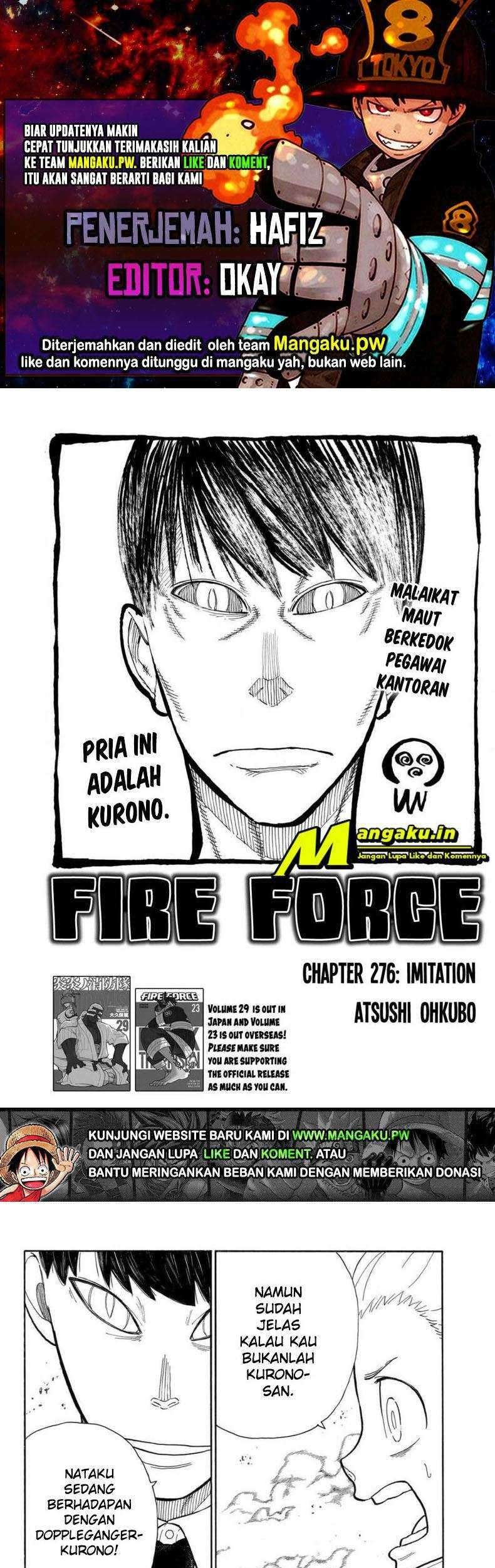 Baca Komik Fire Brigade of Flames Chapter 276 Gambar 1