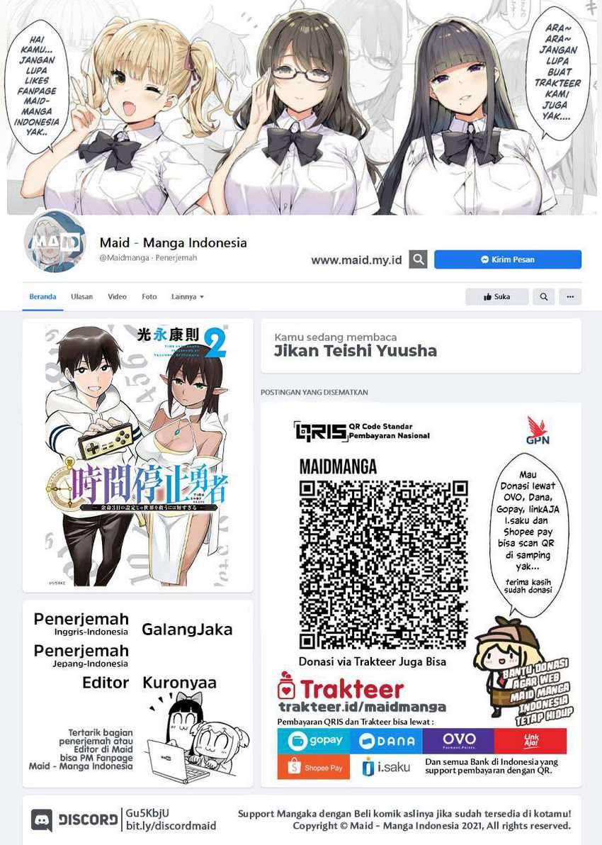 Baca Jikan Teishi Yuusha Chapter 10 Gambar 2