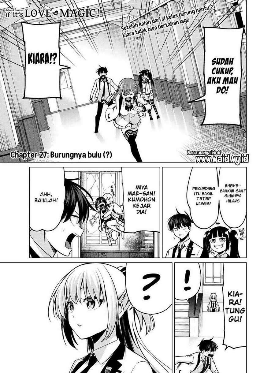 Koi ka Mahou ka Wakaranai! Chapter 27 Gambar 3