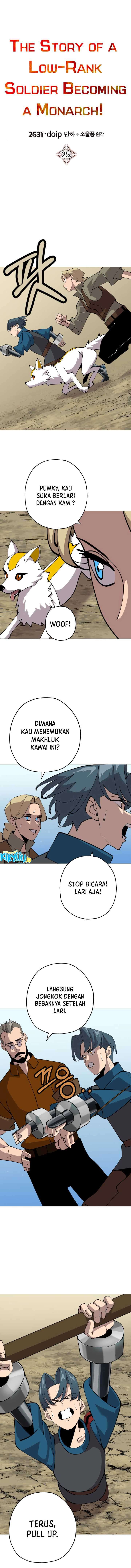 Baca Manhwa The Story of a Low-Rank Soldier Becoming a Monarch Chapter 25 Gambar 2