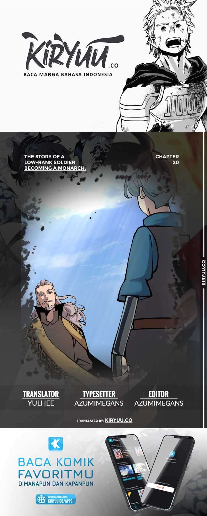Baca Komik The Story of a Low-Rank Soldier Becoming a Monarch Chapter 20 Gambar 1