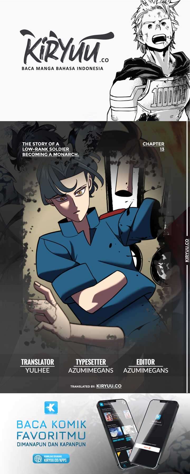 Baca Komik The Story of a Low-Rank Soldier Becoming a Monarch Chapter 13 Gambar 1