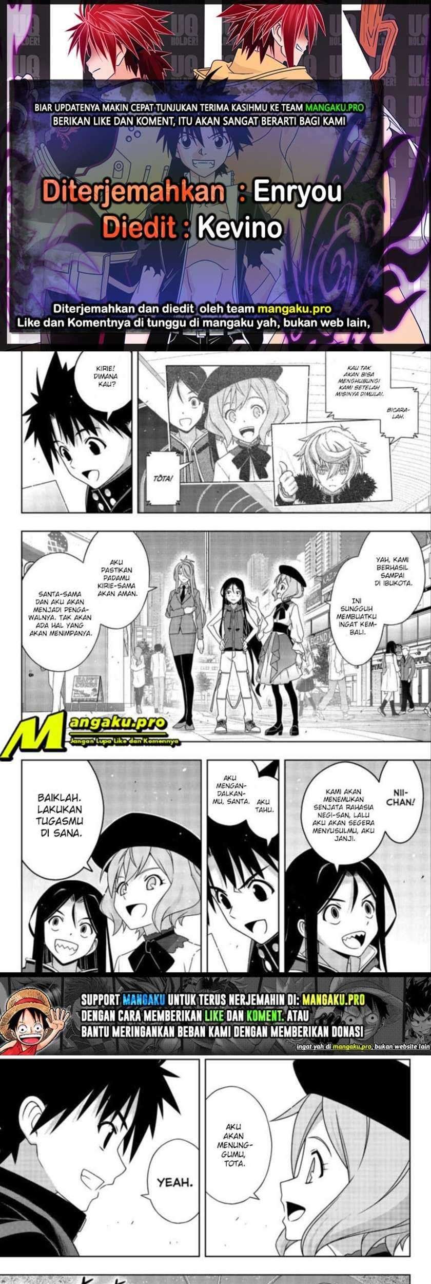 Baca Komik UQ Holder! Chapter 185.2 Gambar 1