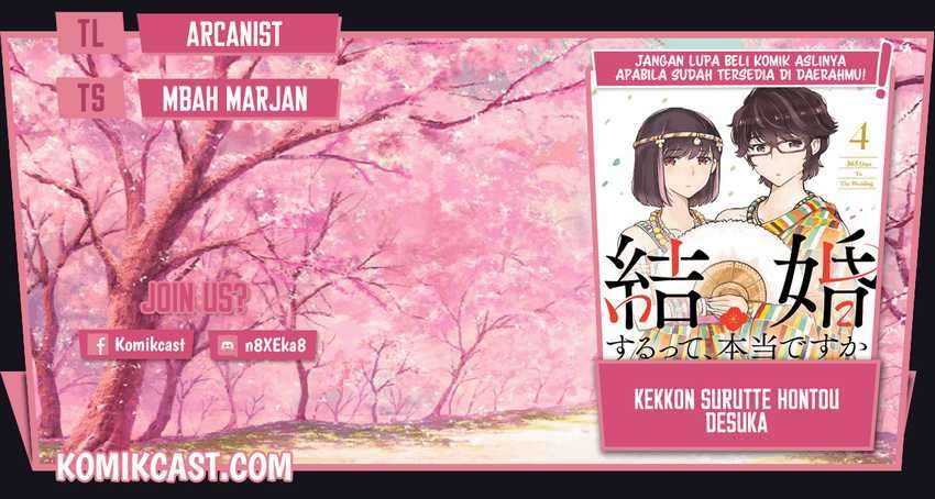 Baca Komik Kekkon Surutte, Hontou Desu Ka? Chapter 40 Gambar 1