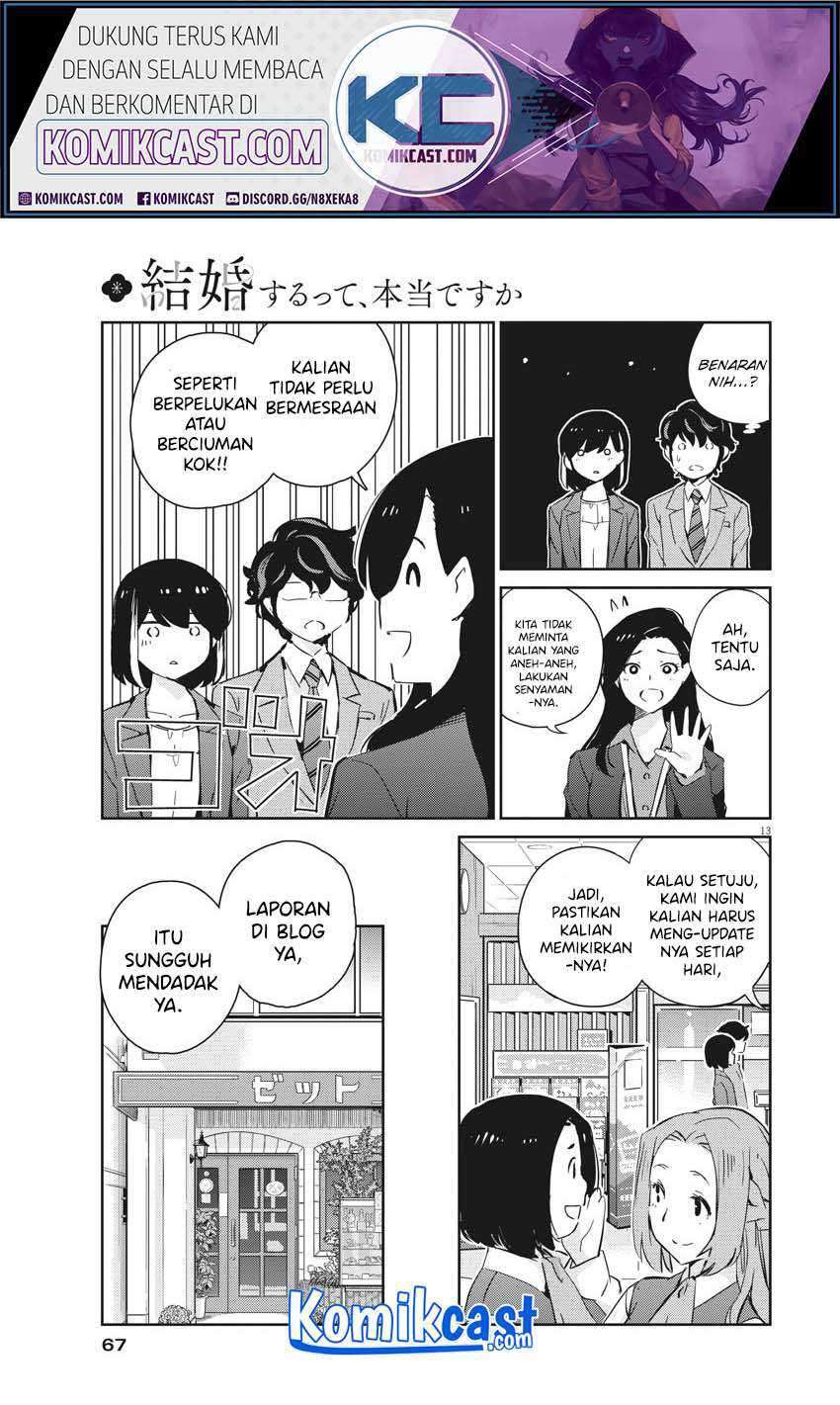 Kekkon Surutte, Hontou Desu Ka? Chapter 40 Gambar 14