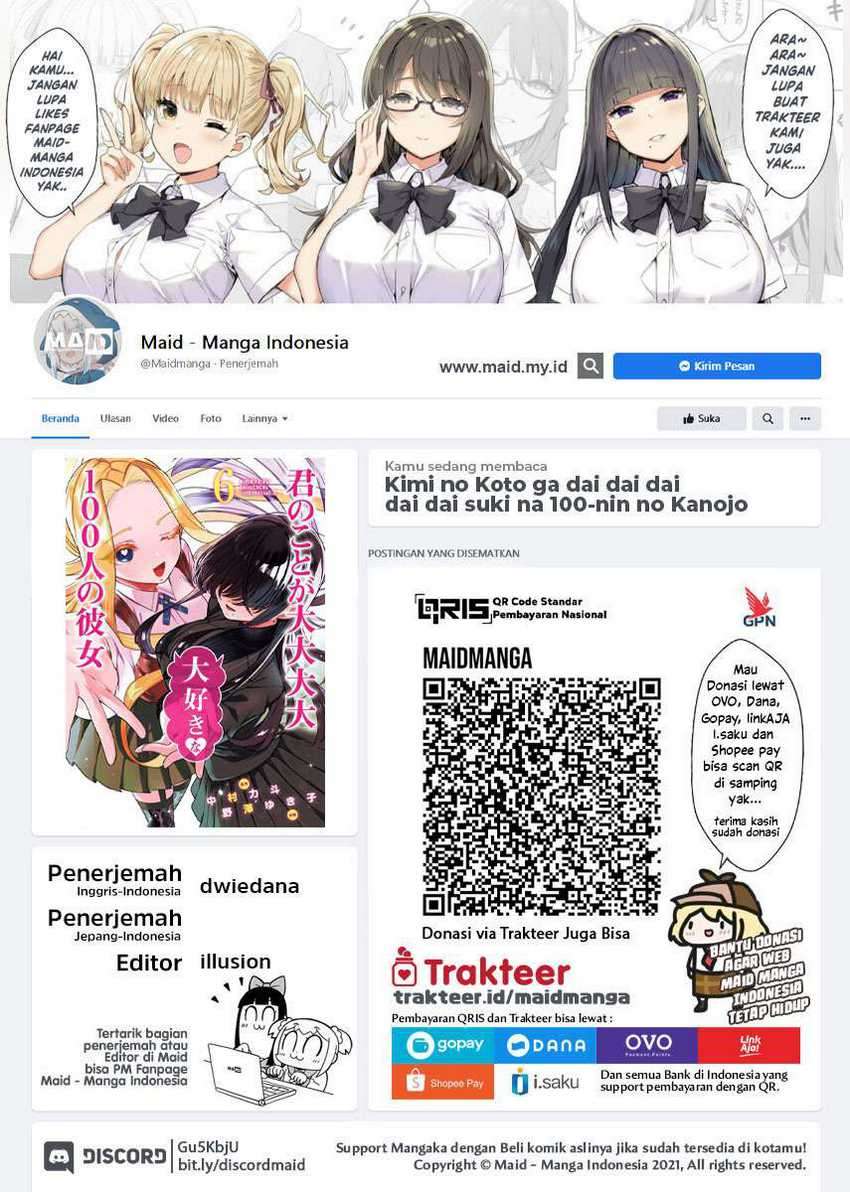 Baca Kimi no Koto ga Dai Dai Dai Dai Daisuki na 100-ri no Kanojo Chapter 54.2 Gambar 2