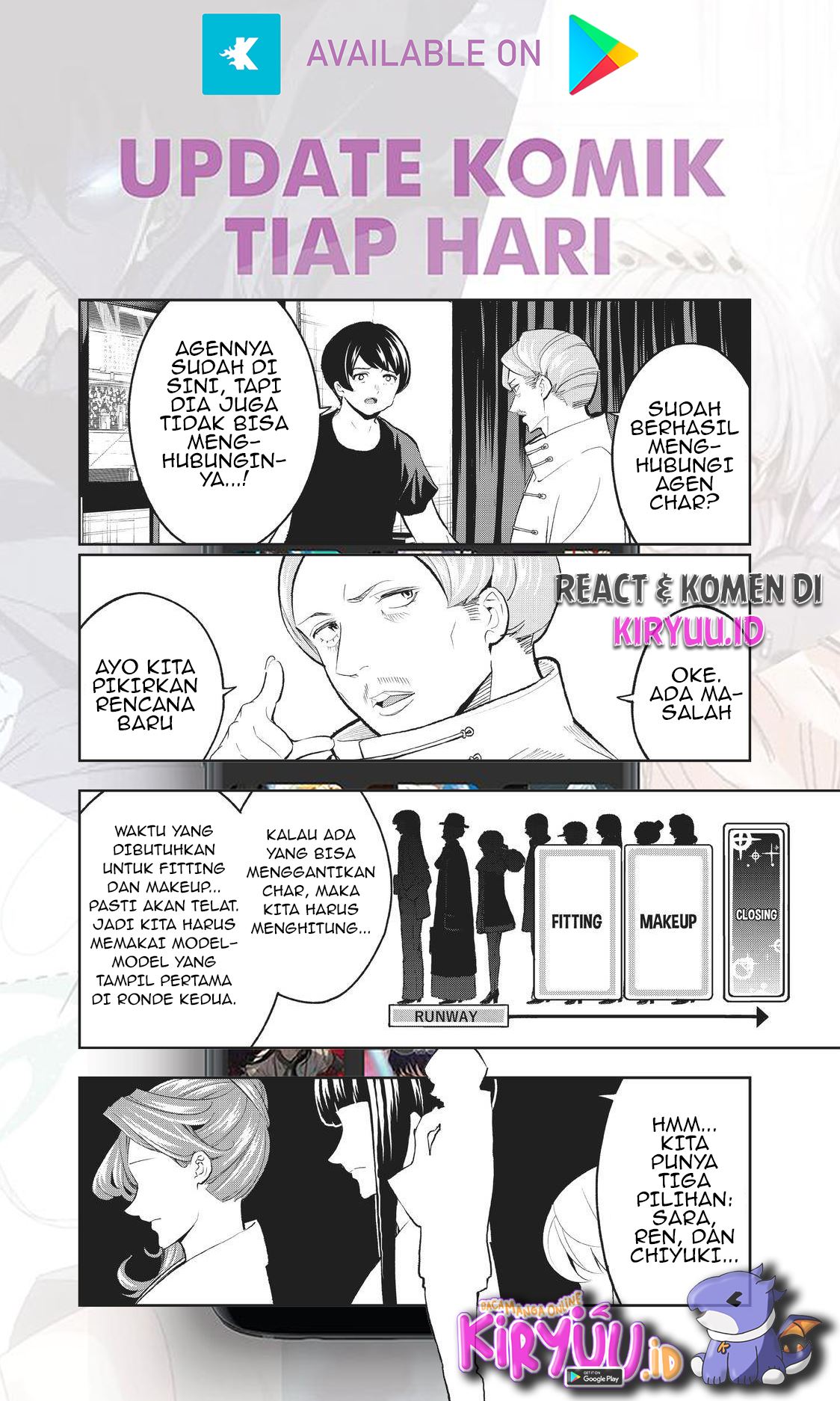 Runway de Waratte Chapter 134 Gambar 3