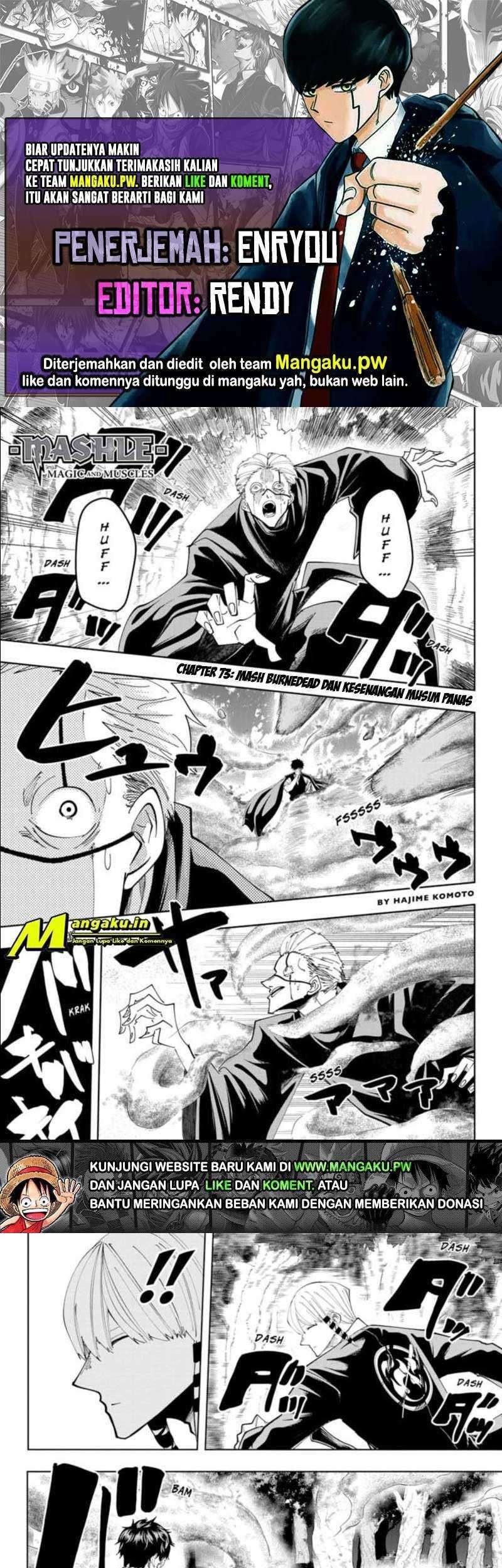 Baca Komik Mashle: Magic and Muscles Chapter 73 Gambar 1