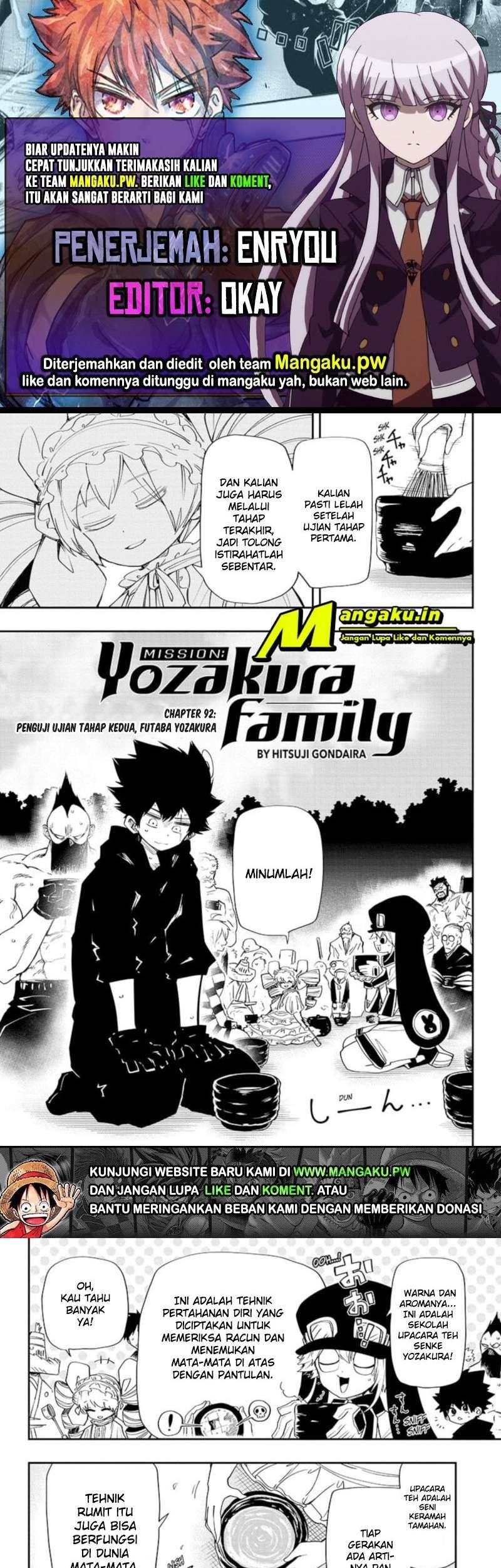 Baca Komik Mission: Yozakura Family Chapter 93 Gambar 1